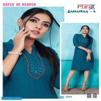 Rung Samairaa Vol-4 Wholesale Full Stitched Long Kurtis