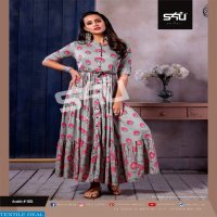 S4U LAUNCH ANOKHI WESTERN DESIGNER INDIAN KURTIS GOWN STYLE WHOLESALER