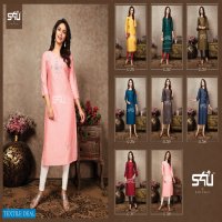 S4u Glamour Vol-2 Wholesale Chinon Silk Kurtis Catalog