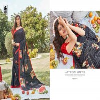 SAHIBA  VIVIDH  PRINTED  Formal Indian Sarees