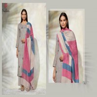 SAHIBA SUDRITI PRESENT GULRANG COTTON SATIN DIGITAL PRINT WITH EMBROIDERY SUIT EXPORTER