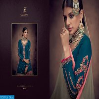 SAJAWAT CREATION BRIDAL VOL 2 GEORGETTE 8011-8016 SERIES SHARARA STYLE SUIT
