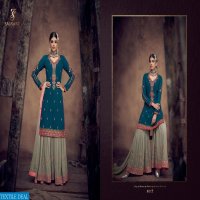 SAJAWAT CREATION BRIDAL VOL 2 GEORGETTE 8011-8016 SERIES SHARARA STYLE SUIT