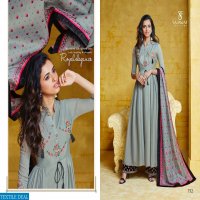 SAJAWAT CREATION SARTHI Vol-8 MASLIN READYMADE PLAZZO STYLE SALWAR SUIT CLOTHING STORE