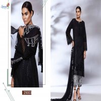 SANIYA TRENDZ CHARIZMA QARA CAMBRIC COTTON BLACK AND WHITE COMBINATION SUIT