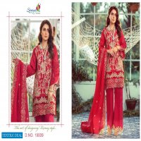 SANIYA TRENDZ ELAF VOL 3 PURE CAMBRIC COTTON WITH WORK EXCLUSIVE TRENDING SERIES PAKISTANI SUITS