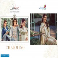 SANIYA TRENDZ LELAF EXCLUSIVE LAWN TRENDING SERIES OF PAKISTANI CATLOGS IN SURAT