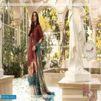SANIYA TRENDZ MARIA B LAWN M PRINT CAMBRIC COTTON SALWAR SUIT COLLECTION