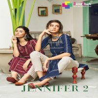 SANSKRUTI SILK MILLS JENNIFER VOL 2 COTTON KURTI LATEST SUMMER COLLECTION