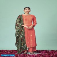 SARG KAIRA BANARASI JACQUARD HEAVY DESIGNER PARTY WEAR DRESSES WHOLESALER
