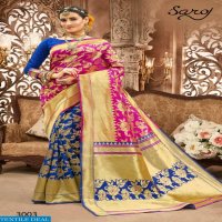 SAROJ LAUNCH MADHULIKA BANARASI SILK EXCLUSIVE SAREE CATLOG