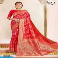 SAROJ PRESENT SATVIKA VOL 2 PURE BANARASI SILK TRADITIONAL WEAR SAREE