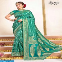 SAROJ PRESENT SATVIKA VOL 2 PURE BANARASI SILK TRADITIONAL WEAR SAREE