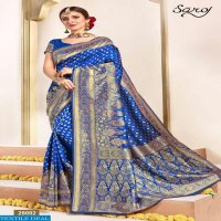 SAROJ PRESENT SATVIKA VOL 2 PURE BANARASI SILK TRADITIONAL WEAR SAREE