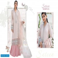 SATEEN MARIA B BY SHREE FABS JAM COTTON PAKISTANI DRESS MATERIALS