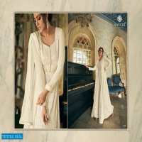 SAYURI DESIGNER LAUNCH BREEZE REAL GEORGETTE PARTY AND WEDDING WEAR DESIGNER LONG SUITS