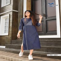 SERIEMA KUMB PREMIER  DENIM  FUNKY LOOK  KURTIS