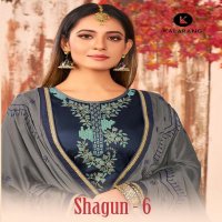 SHAGUN VOL 6 BY KALARANG JAM SILK COTTON WITH WORK SALWAR KAMEEZ WHOLESALER