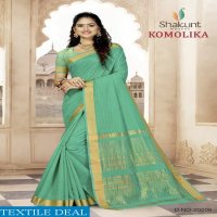 SHAKUNT PRESENT KOMOLIKA COTTON SILK TRADITIONAL CASUAL WEAR SAREE WHOLESALER