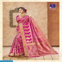 SHANGRILA PRESENT KOMAL SILK MEENAKARI WEAVING SAREE COLLECTION