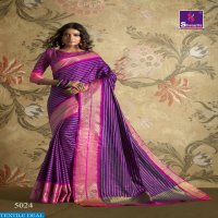 SHANGRILA PRESENT MOGRA WEAVING CASUAL WEAR SAREE CATLOG COLLECTION