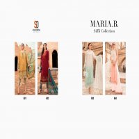 SHRADDHA MARIA B SIFFLI COLLECTION CAMBRIC COTTON PAKISTANI SUITS