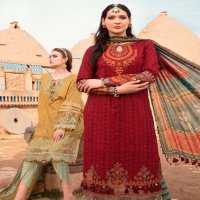 SHRADDHA MARIA B SIFFLI COLLECTION CAMBRIC COTTON PAKISTANI SUITS