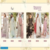 SHREE FAB MBROIDERED MARIYA B VOL 13 SUPER NX BUTTERFLE NET PAKISTANI SUITS CONCEPT