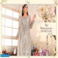 SHREE FAB MBROIDERED MARIYA B VOL 13 SUPER NX BUTTERFLE NET PAKISTANI SUITS CONCEPT