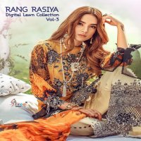 SHREE FAB RANG RASIYA DIGITAL LAWN COLLECTION VOL 3 JAM COTTON HEAVY EMBROIDERY SUITS