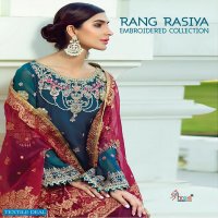 SHREE FAB RANG RASIYA EMBROIDERED COLLECTION GEORGETTE LOOK STUNNING SUIT