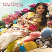 SHREE FAB SANA SAFINAZ MAHAY VOL 3 JAM SATIN PAKISTANI DRESSES WHOLESALER
