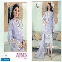 SHREE FABS ANAYA LAWN VOL 3 PAKISTANI EMBROIDERY LAWN SALWAR SUITS