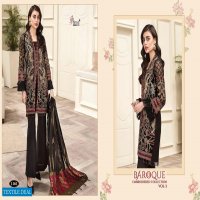 SHREE FABS BAROQUE EMBROIDERED COLLECTION VOL 3 GEORGETTE PAKISTANI SUITS