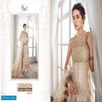 SHREE FABS CRIMSON BRIDAL COLLECION VOL 4 HEAVY NET EMBROIDERY PAKISTANI SUITS