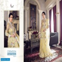 SHREE FABS CRIMSON BRIDAL COLLECION VOL 4 HEAVY NET EMBROIDERY PAKISTANI SUITS