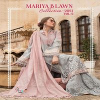 SHREE FABS MARIA B LAWN 2021 VOL 2 SCHIFFLI WORK PAKISTANI SALWAR KAMEEZ