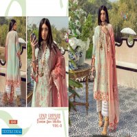 SHREE FABS SANA SAFINAZ PREMIUM LAWN VOL 3 PAKISTANI DRESSES WHOLESALER