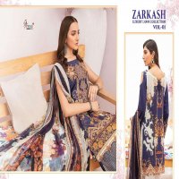 SHREE FABS ZARKASH LUXURY LAWN COTTON PAKISTANI SUMMER DRESS MATERIALS