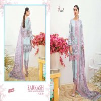 SHREE FABS ZARKASH LUXURY LAWN COTTON PAKISTANI SUMMER DRESS MATERIALS