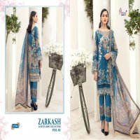 SHREE FABS ZARKASH LUXURY LAWN COTTON PAKISTANI SUMMER DRESS MATERIALS