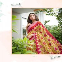 SHREYANS FASHION GHANDHRVA SILK PART 2 LINE SILVER BORDER CASUAL WEAR SAREE