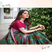 SHREYANS FASHION GHANDHRVA SILK PART 2 LINE SILVER BORDER CASUAL WEAR SAREE