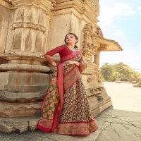 SHREYANS FASHION LAUNCH MUHURTAM PATTU CASUAL WEAR COTTON BASE SAREE CATALOGS SELLER