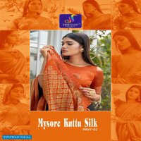 SHREYANS FASHION MYSORE KUTTU SILK PART 2 FANCY SILK CASUAL WEAR SAREE