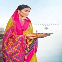 SHVETAMBAR CREATION LEHARIYA BRASO VOL 2 ELEGANT FANCY SARI LEADING WHOLESALER IN SURAT