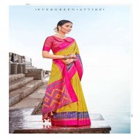 SHVETAMBAR CREATION LEHARIYA BRASO VOL 2 ELEGANT FANCY SARI LEADING WHOLESALER IN SURAT