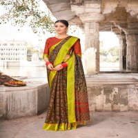 SHVETAMBAR CREATION LEHARIYA BRASO VOL 2 ELEGANT FANCY SARI LEADING WHOLESALER IN SURAT
