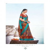 SHVETAMBAR CREATION LEHARIYA BRASO VOL 2 ELEGANT FANCY SARI LEADING WHOLESALER IN SURAT
