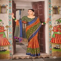 SHVETAMBAR CREATION LEHARIYA BRASO VOL 2 ELEGANT FANCY SARI LEADING WHOLESALER IN SURAT